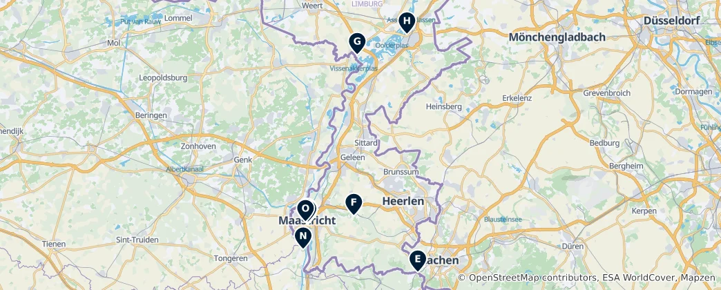 Carte de Limburg Must-Sees