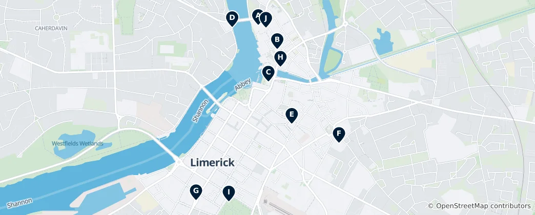 Map of Limerick Essentials