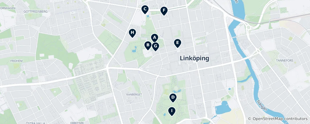 Map of Linköping Essentials