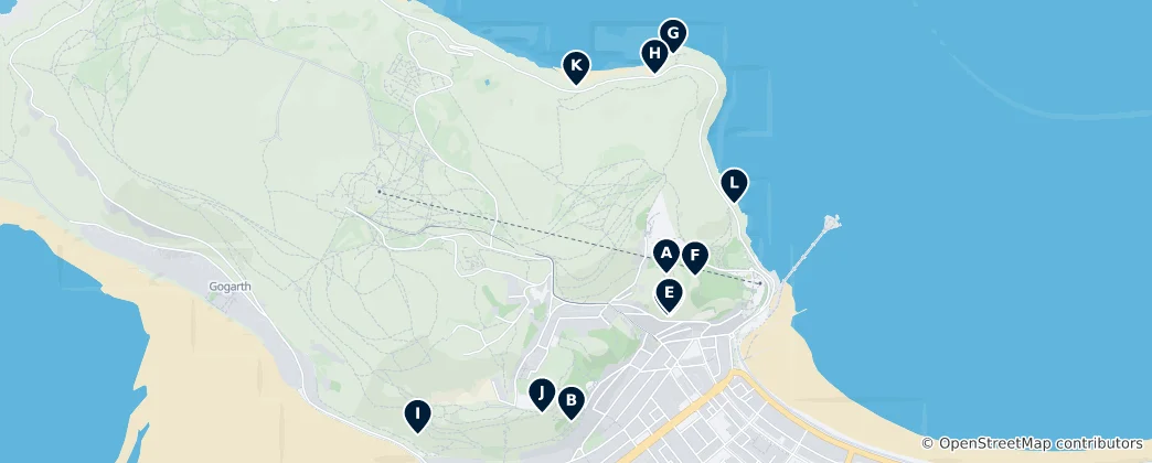Carte de Hidden Gems of the Great Orme