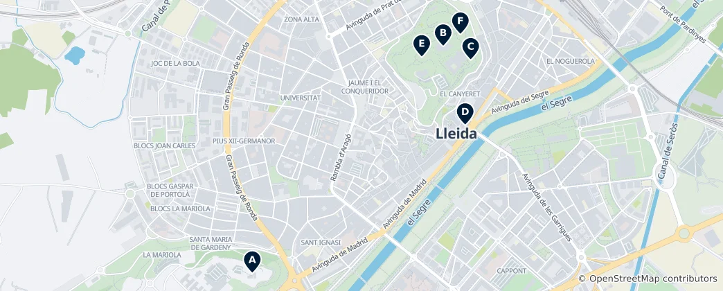 Mappa di Castles and Fortifications