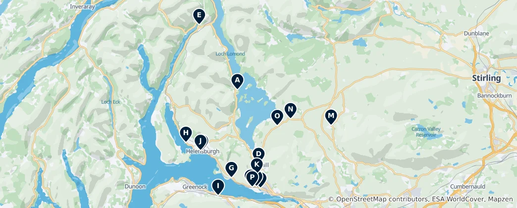 Map of Notable Christian Churches