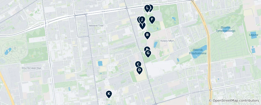 Map of Łódź's Essential Landmarks