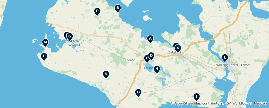 Mappa di Outdoor Adventures