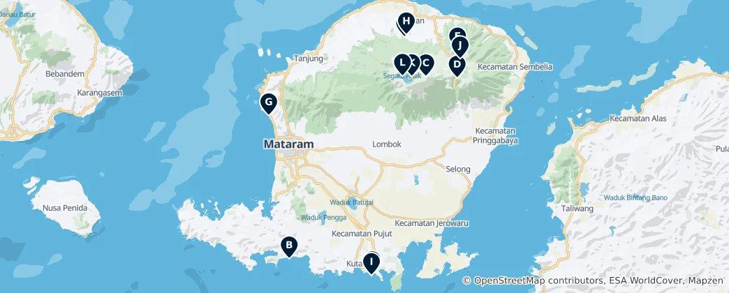 Mappa di Nature and Peaks