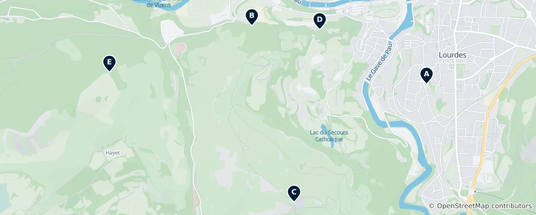 Map of Hidden Caves and Grottoes
