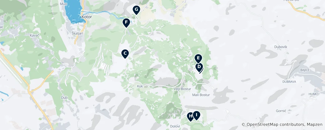 Carte de Lovćen National Park: The Absolute Essentials