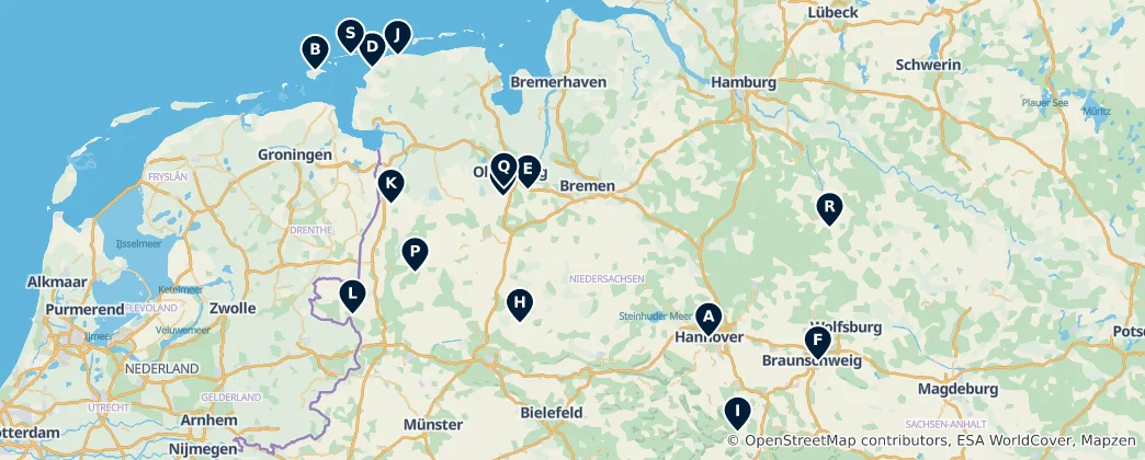 Map of Regional German Cuisine Delights