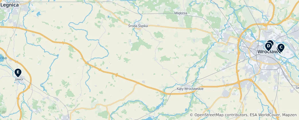 Map of Editor's Choice: Wrocław Highlights