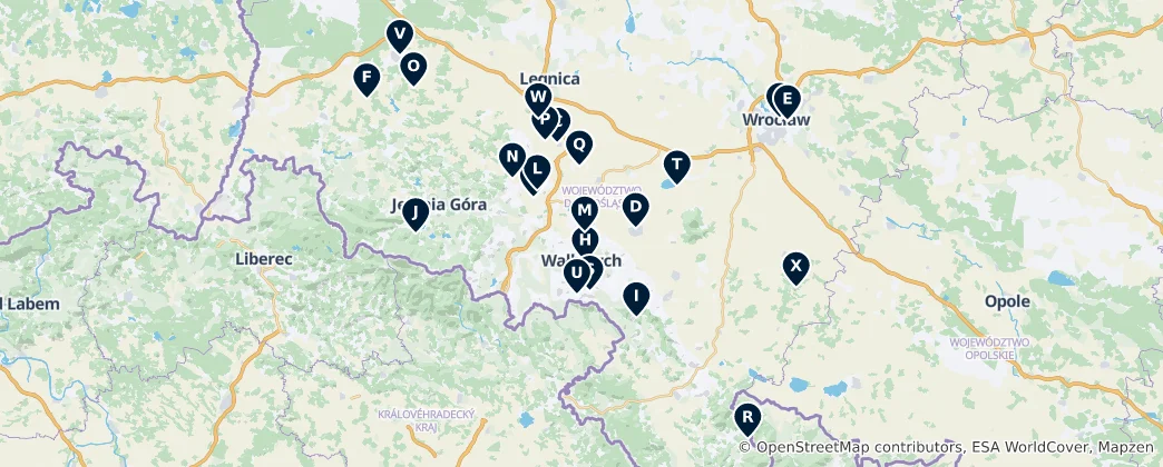 Map of Historical Ruins and Monuments