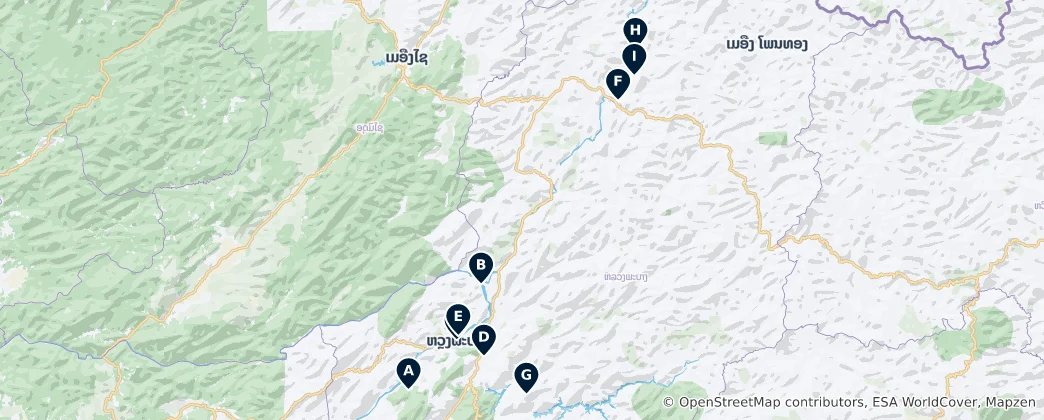 Mapa Nature & Viewpoints