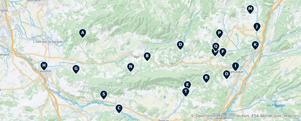 Carte de Historic Religious Sites
