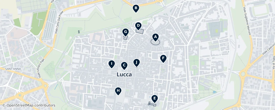 Lucca Unmissables — Carte