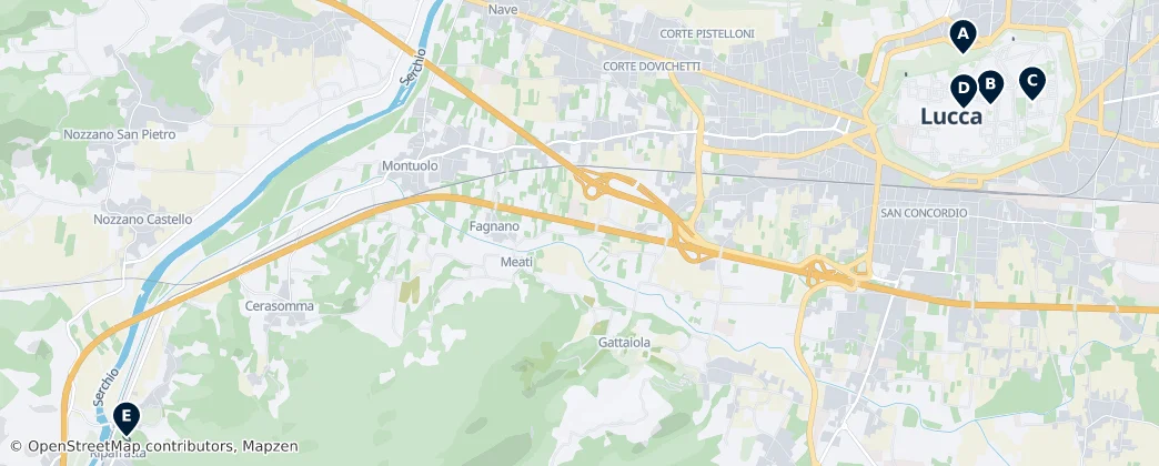Towers & City Walls — Carte