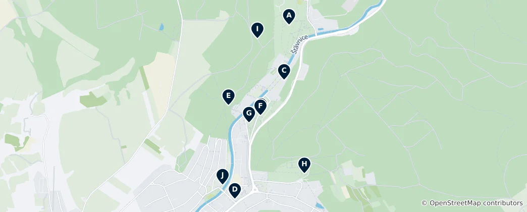 Map of Editor's Choice
