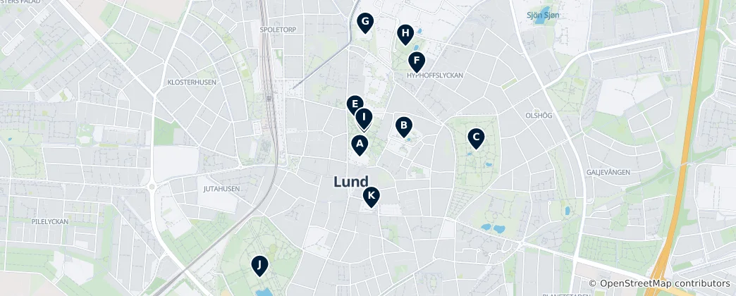 Térkép: Lund Essentials