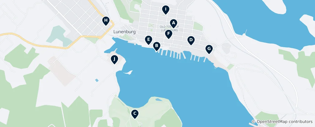 Mappa di Lunenburg Essentials