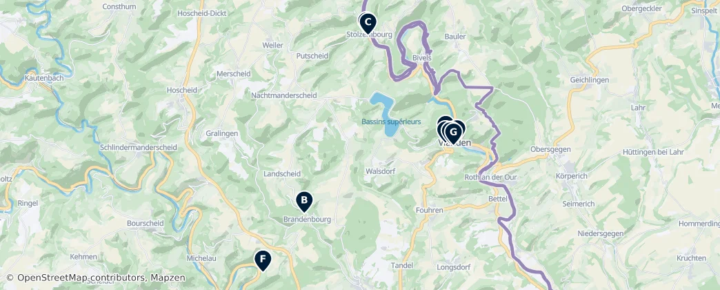 Canton Vianden Essentials — Mapa