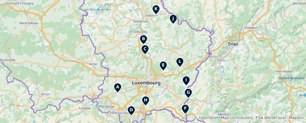 Kaart van Regionale Smaken & Wijnhuizen