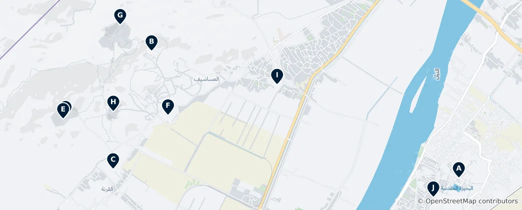 Map of Luxor Essentials