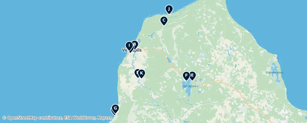 Ventspils Municipality Highlights Haritası