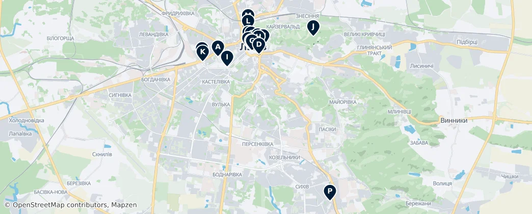 Historic Religious Sites — Map