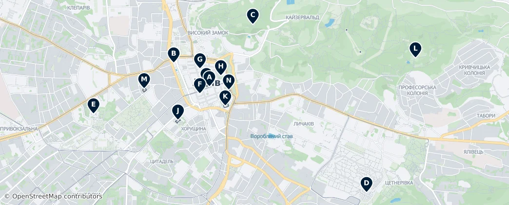 Lviv Essentials — Map