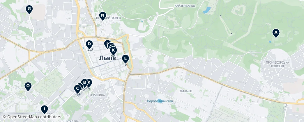 Museums & Art Galleries — Map