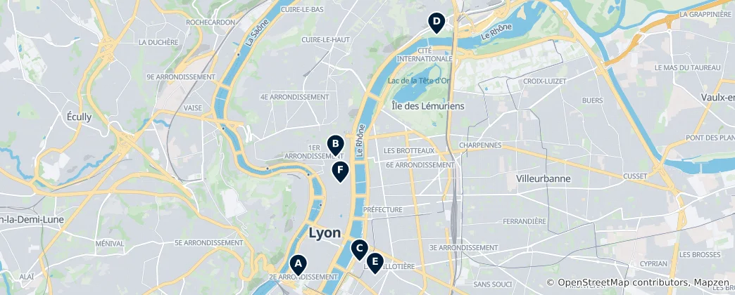 Mapa de Local Hidden Gems