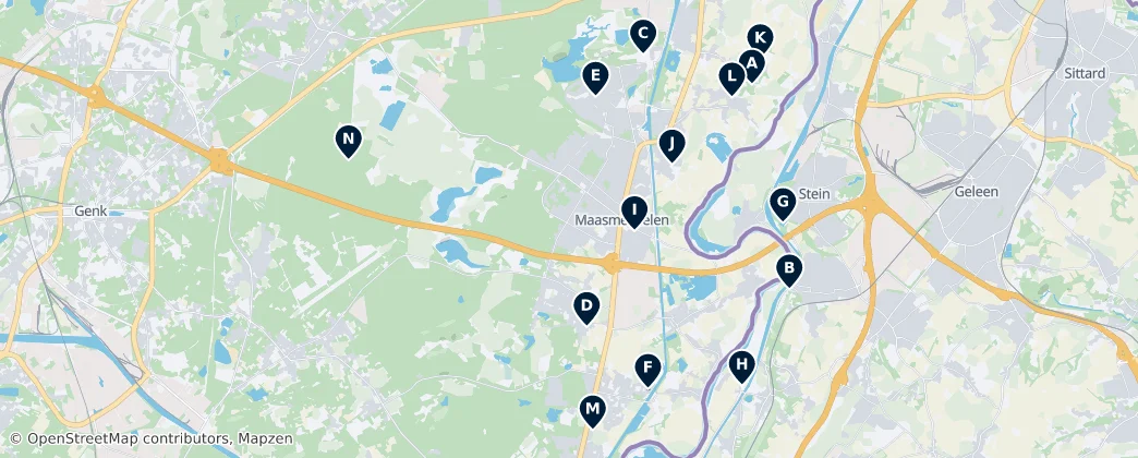 Regional Heritage Sites — Karte