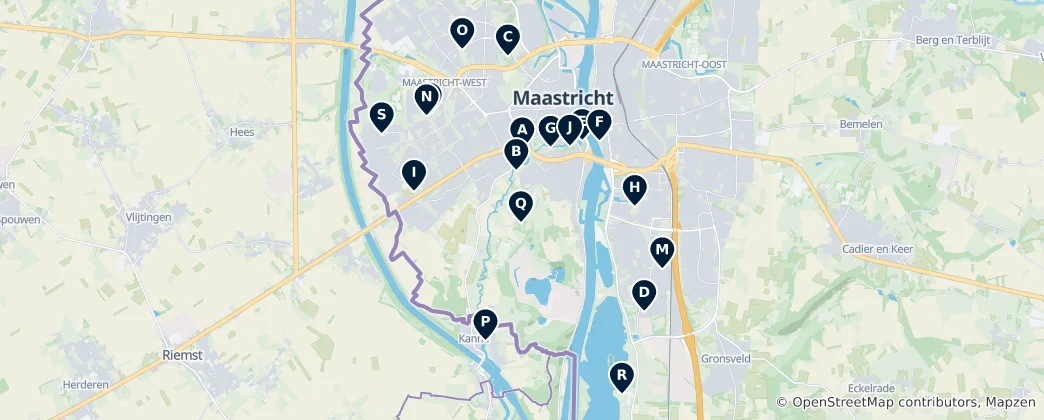 Map of City Parks and Gardens