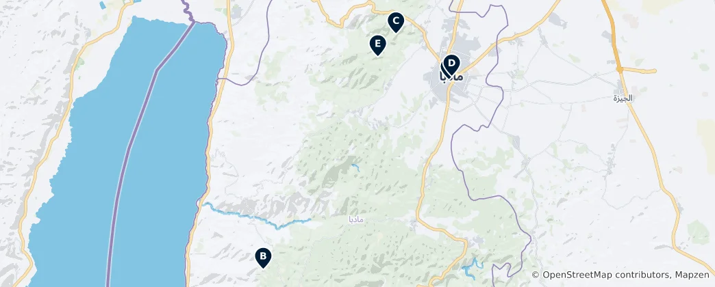 Mapa Ancient Archaeological Sites