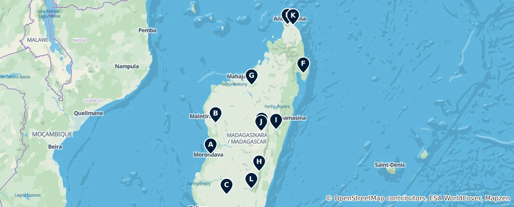 Map of Madagascar Essentials