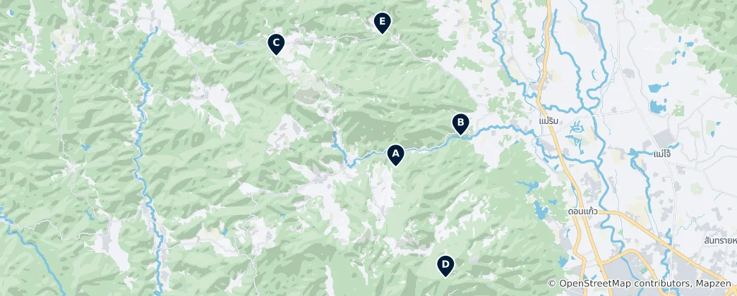 Mappa di Nature and Viewpoints