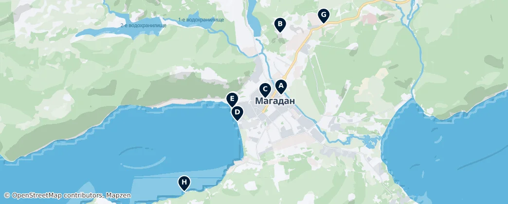 Magadan Urban District Essentials – Mapa