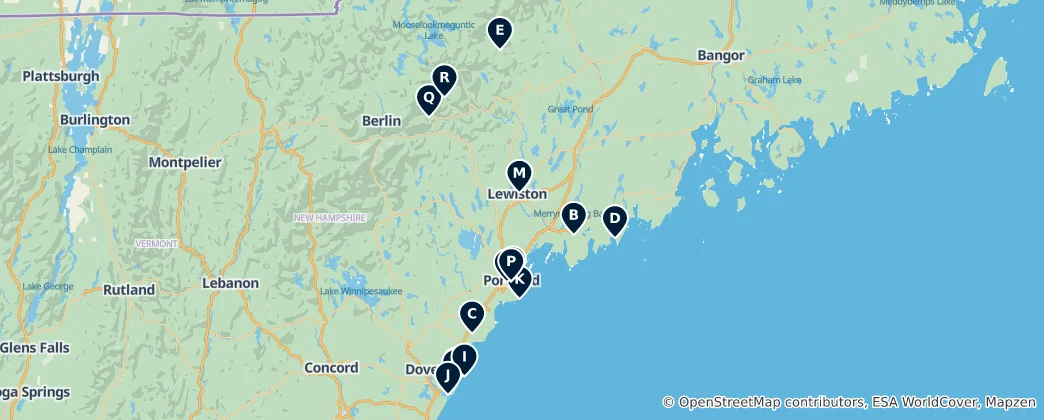 Map of Maine Museums & Heritage