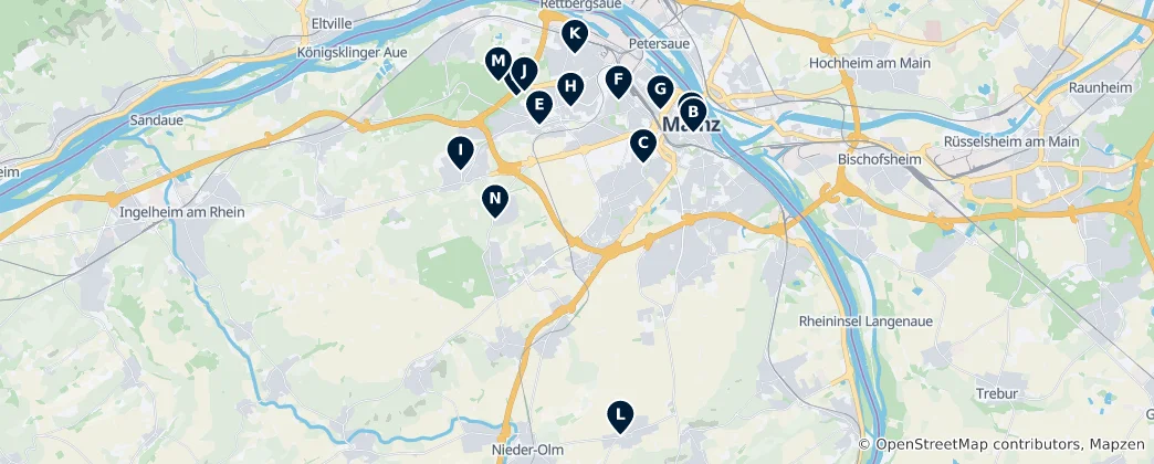Map of Historic Churches