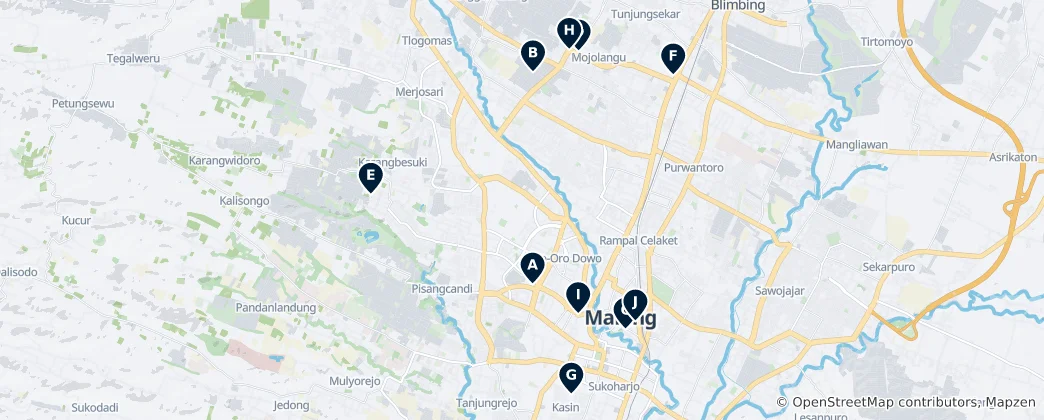 Mapa de Cultural Landmarks