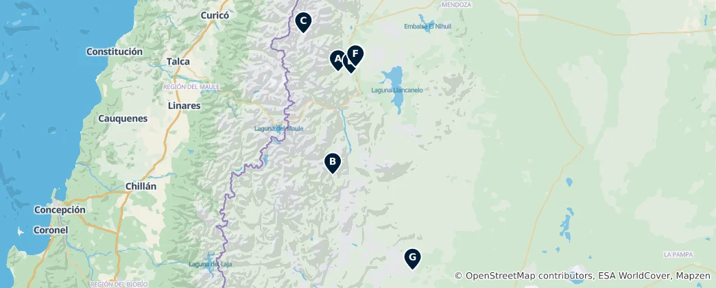 Mapa Parks & Nature
