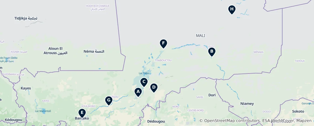 Map of Mali Essentials