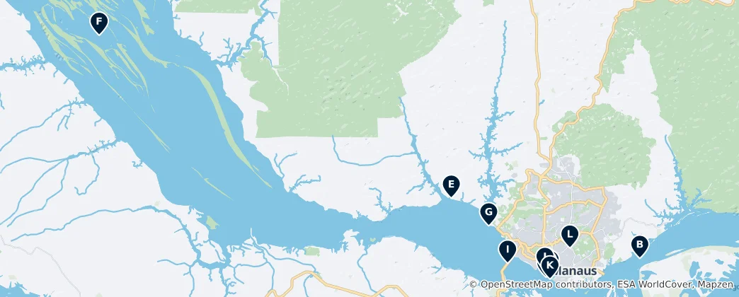 Map of Manaus Essentials