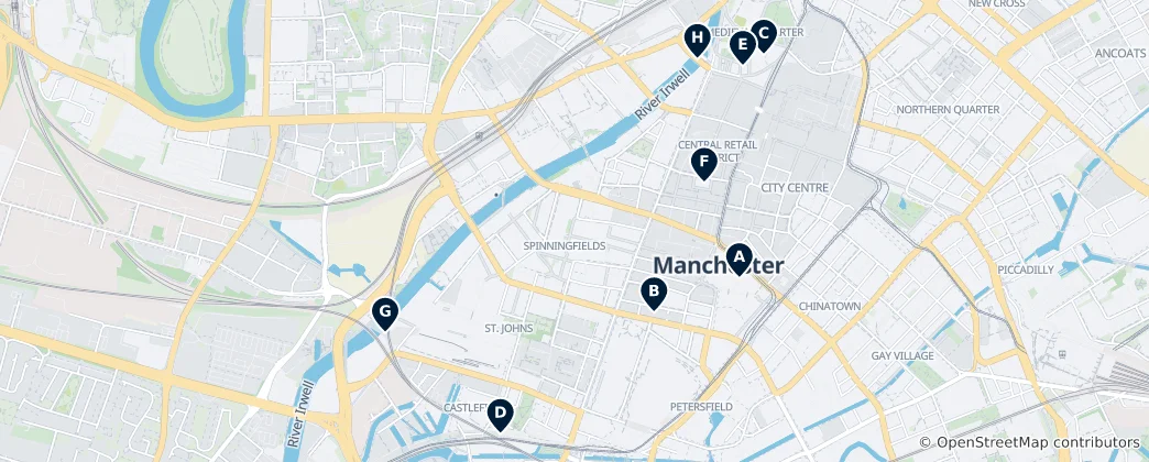 Mapa Historic Sites