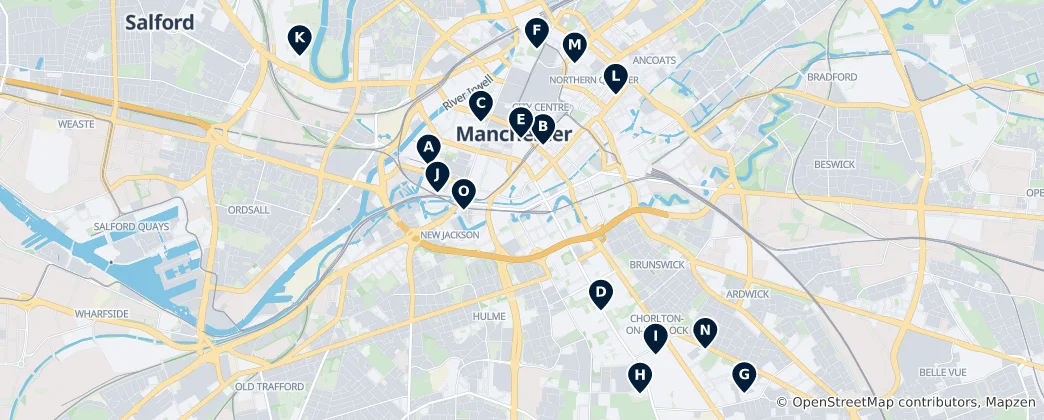 Map of Museums & Heritage
