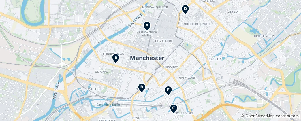 Map of Theatres & Performing Arts