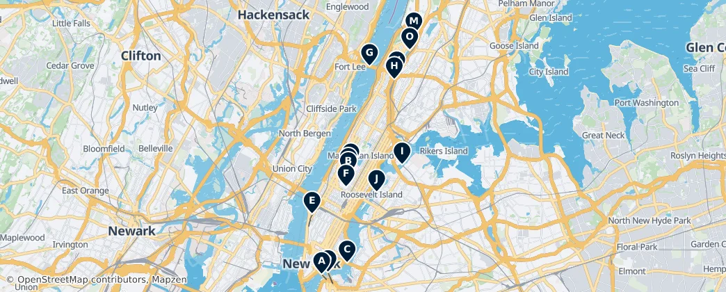 Historic Bridges & Arches — Map