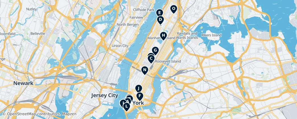 Historic Churches & Jewish Heritage — Map