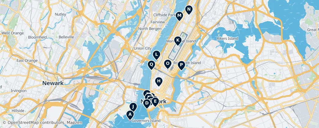 Historic Sites & Memorials — Map
