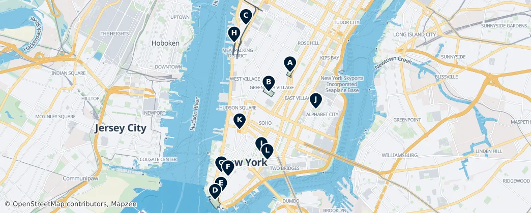 Iconic Parks & Gardens – Mapa