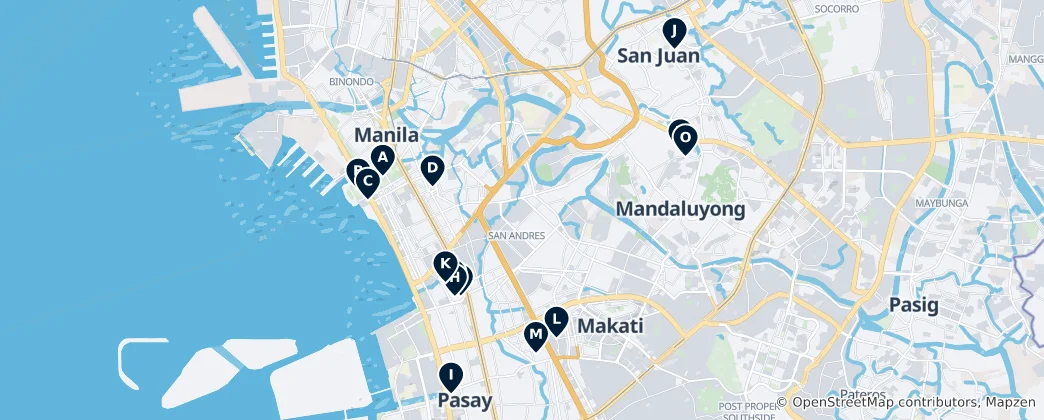 Mappa di Parks and Sports Hubs
