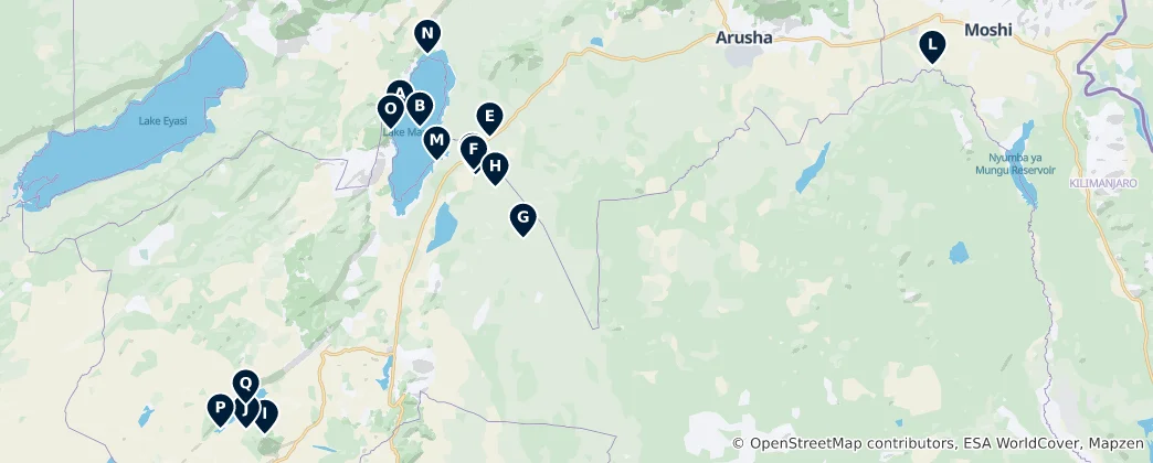 Mapa Manyara's Unmissable Highlights